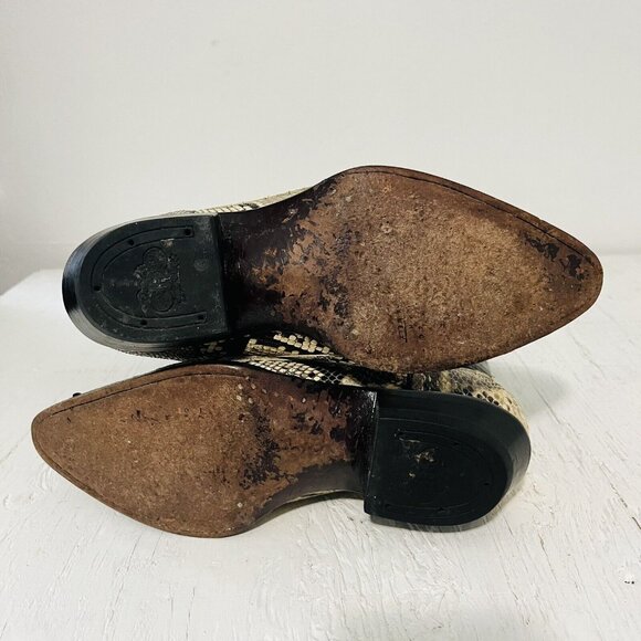 Dos De Oro Boots Python Two Tone J-Toe Casual Western Cowboy Men 5 - Picture 16 of 16